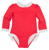 SARASOTA SURF SUIT RICHMOND RED WITH WORTH AVENUE WHITE