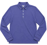 WAYPOINT LONG SLEEVE POLO - NAVY