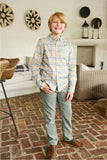 RIDGE CORDUROY PANT - FINN GREEN