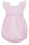 PINK MINI GINGHAM BUBBLE WITH EYELET