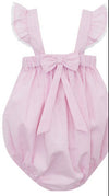 PINK MINI GINGHAM BUBBLE WITH EYELET