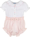 CLASSICAL DIAMOND SMOCKED BLOOMER SET