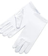 SHORT SATIN GLOVES