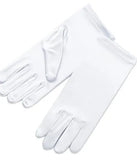 SHORT SATIN GLOVES