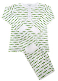 LA LUNA ALLIGATOR LONG SLEEVE PAJAMA SET