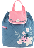 LADYBUG QUILTED BACKPACK