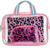 PINK LEOPARD COSMETIC BAG