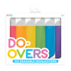 DO - OVERS ERASABLE HIGHLIGHTERS - SET OF 6