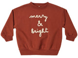 RELAXED SWEATSHIRT - MERRY AND BRIGHT