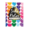 SIDE NOTES STICKY TAB NOTE PAD - RAINBOW HEARTS