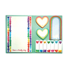 SIDE NOTES STICKY TAB NOTE PAD - RAINBOW HEARTS