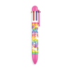 UNIQUE UNICORNS 6 CLICK MULTI COLOR PEN - PINK