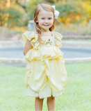 YELLOW PRINCESS DRESS