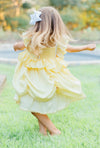 YELLOW PRINCESS DRESS