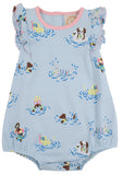 RUEHLING RUFFLE BUBBLE - DOGGY PADDLE WITH SANDPEARL PINK