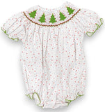 CHRISTMAS TREE SMOCKED BISHOP BUBBLE