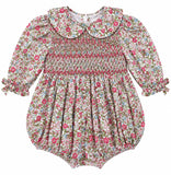 VINTAGE PINK SMOCKED WAIST BUBBLE