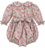 VINTAGE PINK SMOCKED WAIST BUBBLE