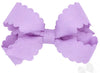 MINI SCALLOPED EDGE BOW - LIGHT ORCHID