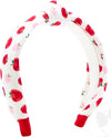 APPLE PRINT KNOT - PADDED WRAPPED HEADBAND