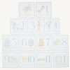 SIR PROPER'S MONTH MARKERS - BLUE