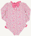 SARASOTA SURF SUIT (UPF 35+) - MABLETON MINI FLORAL PINK WITH ROMANY ROSE