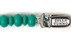 TEAL PACIFIER CLIP