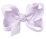 3.5" POWDER ORCHID MEDIUM KNOT BOW