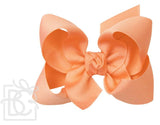 4.5" CREAMSICLE LARGE KNOT BOW