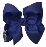 5.5" NAVY XL KNOT BOW