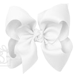 5.5" WHITE XL KNOT BOW