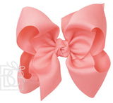 5.5" SHELL PINK  XL KNOT BOW