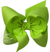 7.5" APPLE GREEN JUMBO BOW
