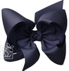 7.5" DARK NAVY JUMBO BOW