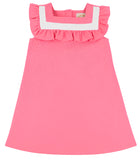 DARLA DRESS ROMANY ROSE WITH WORTH AVENUE WHITE