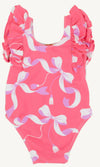 RUEHLING RUFFLE BATHING SUIT - BAGLEY BOWS