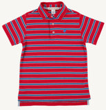 PRIM AND PROPER POLO RICHMOND RED , WOOD BOAT BLUE , AND BUCKHEAD BLUE STRIPE WITH WOOD BOAT BLUE STORK