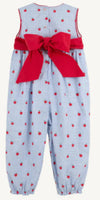 SLEEVELESS REBECCA ROMPER - APPLE OF MY EYE WITH RICHMOND RED