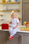 SLEEVELESS REBECCA ROMPER - APPLE OF MY EYE WITH RICHMOND RED