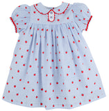 MARY DAL DRESS - BROADCLOTH APPLE OF MY EYE RICHMOND RED