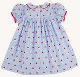 MARY DAL DRESS - BROADCLOTH APPLE OF MY EYE RICHMOND RED