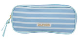 PEYTON PENCIL POUCH - SARASOTA SKY STRIPE WITH SEA ISLAND SEAFOAM