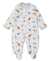 TROPICAL JUNGLE ZIPPER FOOTIE
