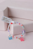 BOUTIQUE SHIMMER FLOWER BRACELET