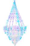 IRIDESCENT CHANDELIER HANGING PARTY DECORATION