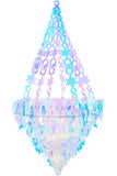 IRIDESCENT CHANDELIER HANGING PARTY DECORATION