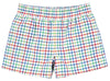 SHEFFIELD SHORTS KINDNESS WINS WINDOWPANE WITH WOOD BOAT BLUE STORK