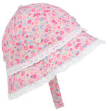 BEAUFORT BUCKET (UPF 35+) - MABLETON MINI FLORAL (PINK) WITH WORTH AVENUE WHITE