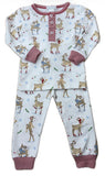 REINDEER LONG SLEEVE PAJAMA SET
