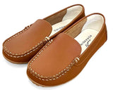 ART TAN LEATHER TODDLER LOAFERS